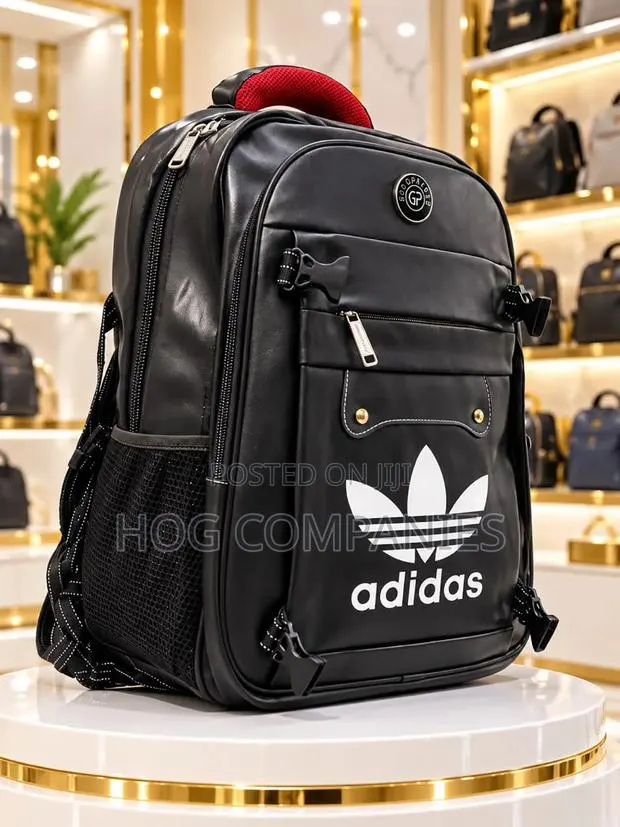 Quality Leather Waterproof Travel Bag School Backpack- Fast Delivery · Photo 1