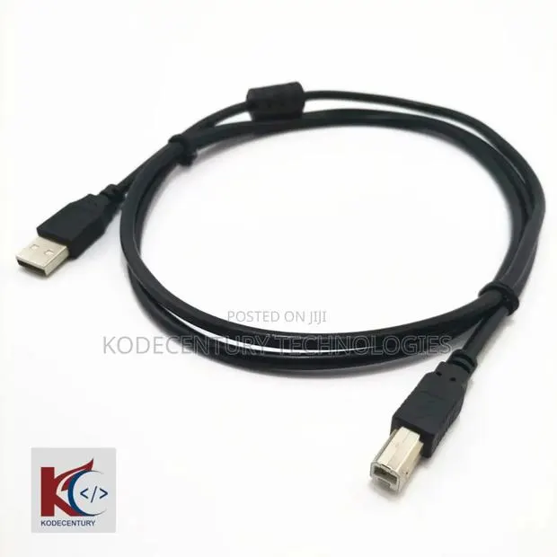 Printer Cable | USB Type B to Type a Cable (1.5m, Black) · Photo 1