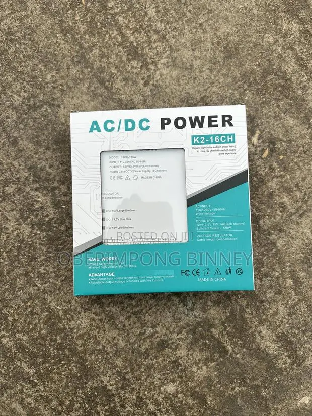 Power Supply for CCTV 16 Channel Power Adapter · Photo 1