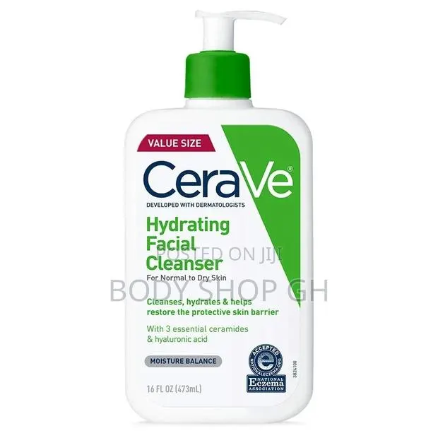 Cerave Hydrating Facial Cleanser | Moisturizing +Non-Foaming · Photo 1