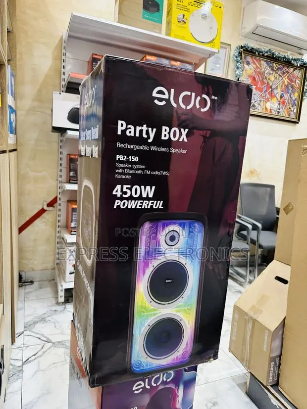 Feel Every Beat With Eldo Pb1-100 Double 6,5"Wireless Speaker · Photo 1