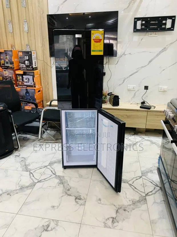 Hot Deals on Nasco 196l Double Door Black Fridge · Photo 1