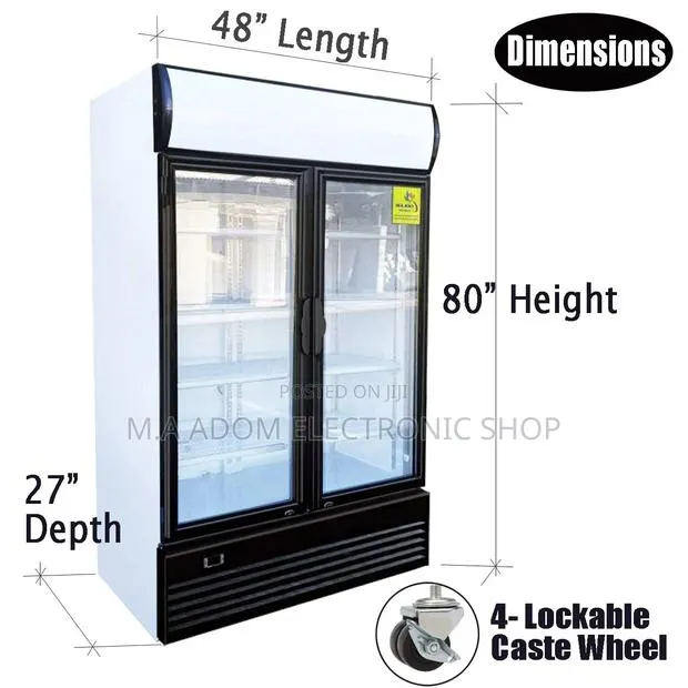 Pearl 600 Litres Display Fridge With Locker · Photo 1