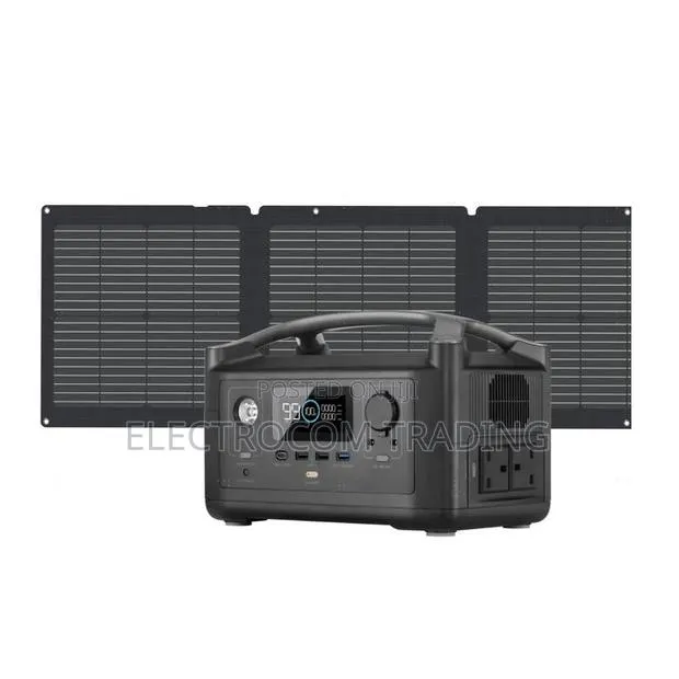Ecoflow River 600, 600w, 288wh Power Station + 110w Solar Panel
