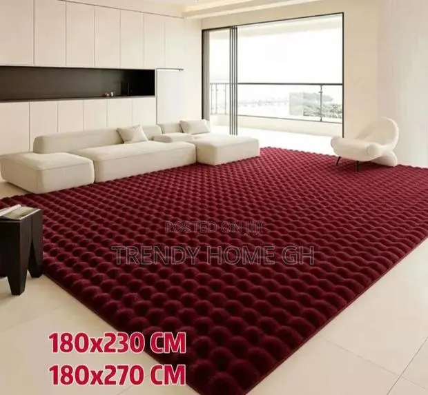 Fluffy Carpet Bubble Design Soft Comfortable · Photo 1