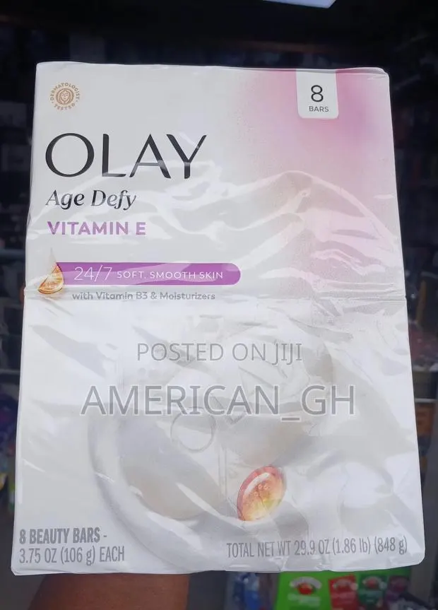 Olay Age Defy Vitamin E Bar Soap, 8pack · Photo 1