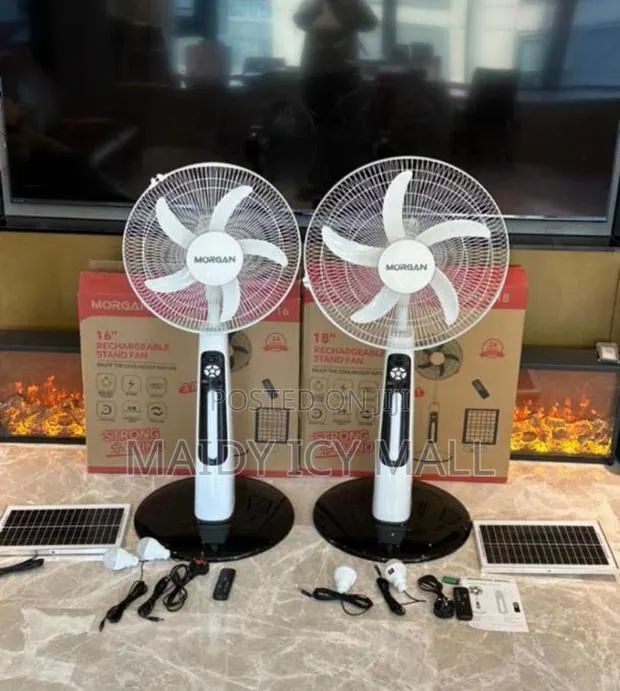 Solar Standing Fan · Photo 1
