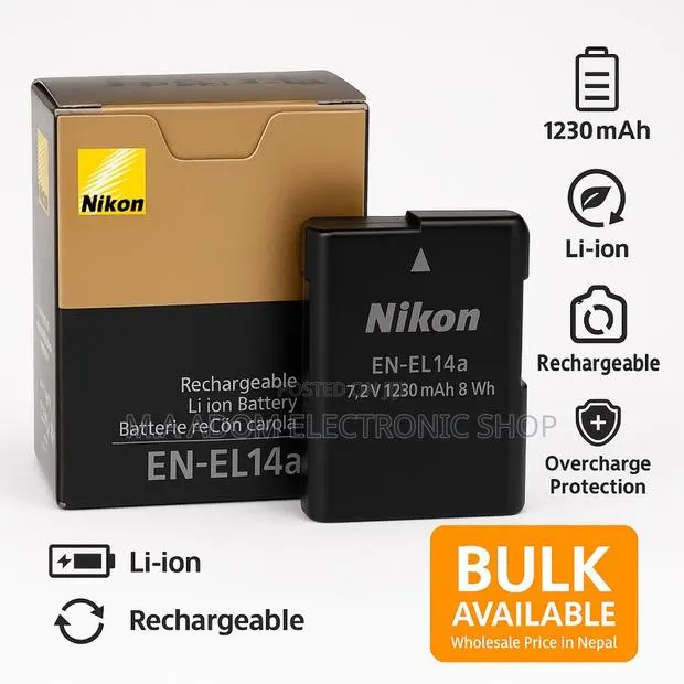 New en 14a Nikon Rechargeable Battery · Photo 1