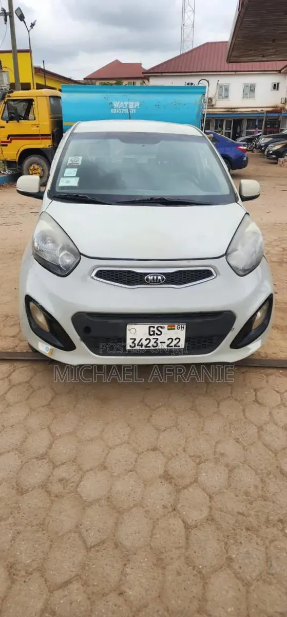 Kia Morning 2013 Off white · Photo 1