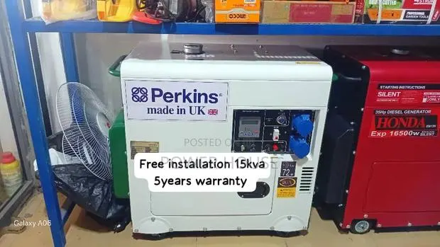 Perkins 15kva_ Diesel Generator for Home Business 16000watts · Photo 1