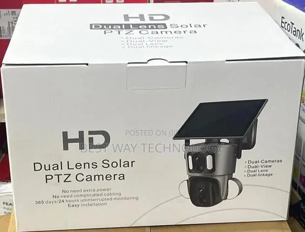 PTZ Solar 4g Dual Lens Camera 6mp Ubox App · Photo 1