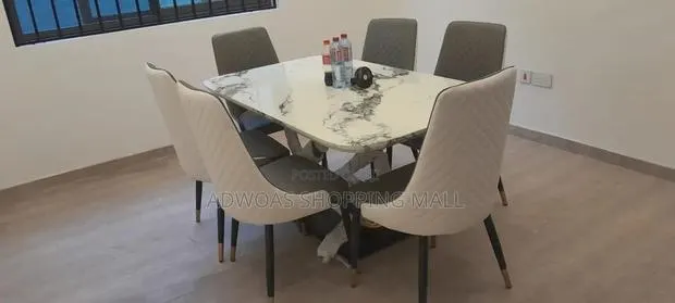6 Seater Executive Mable Dining Set · Photo 1