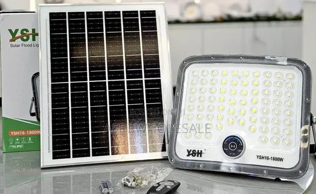 Premium Powerful 1800W Solar Flood Light Long Lasting Outdoor Lamp · Photo 1