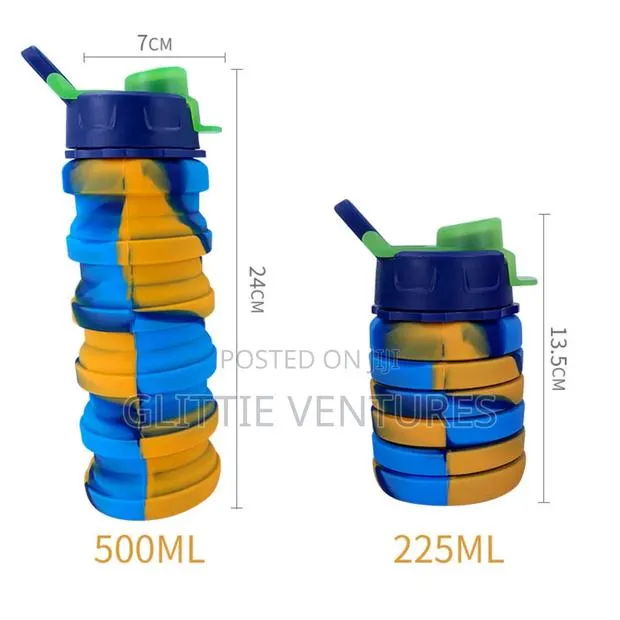Foldable Silicon Water Bottles · Photo 1