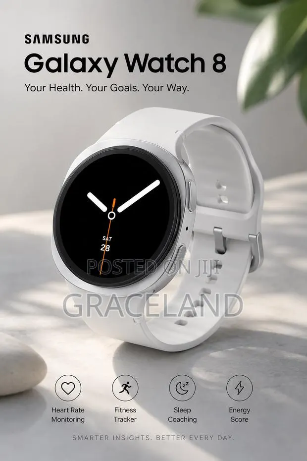 This Is Original Samsung Galaxy Watch8 Sm-L320 44mm Sliver 1.3 Inches · Photo 1