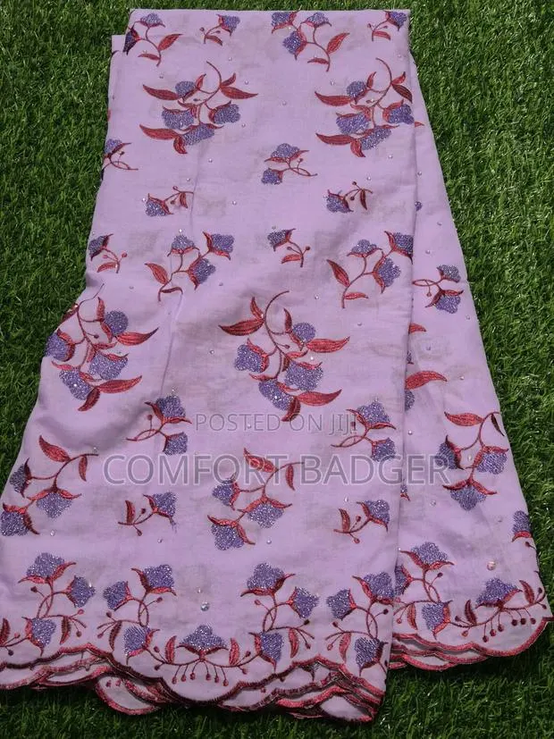Soft Lilac Swiss Voile Lace