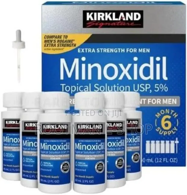 Minoxidil-5% Extra Strength Hair Regrowth for Men, 6 Month Supply · Photo 1
