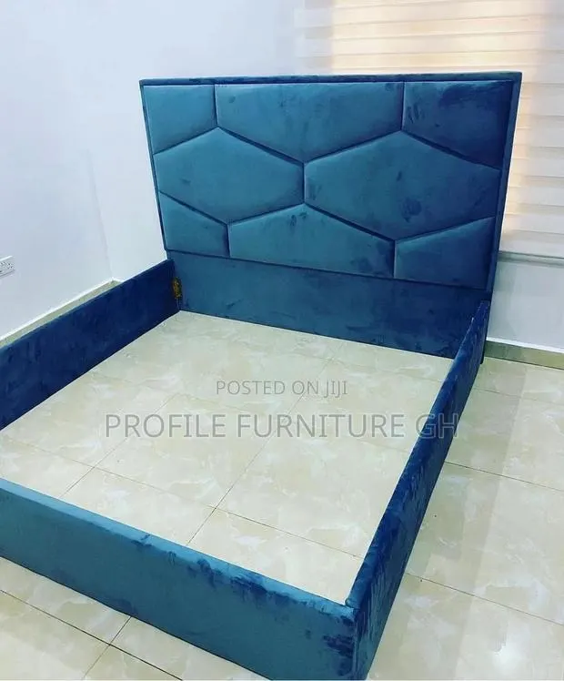 Blue Queen Size Bedframe · Photo 1