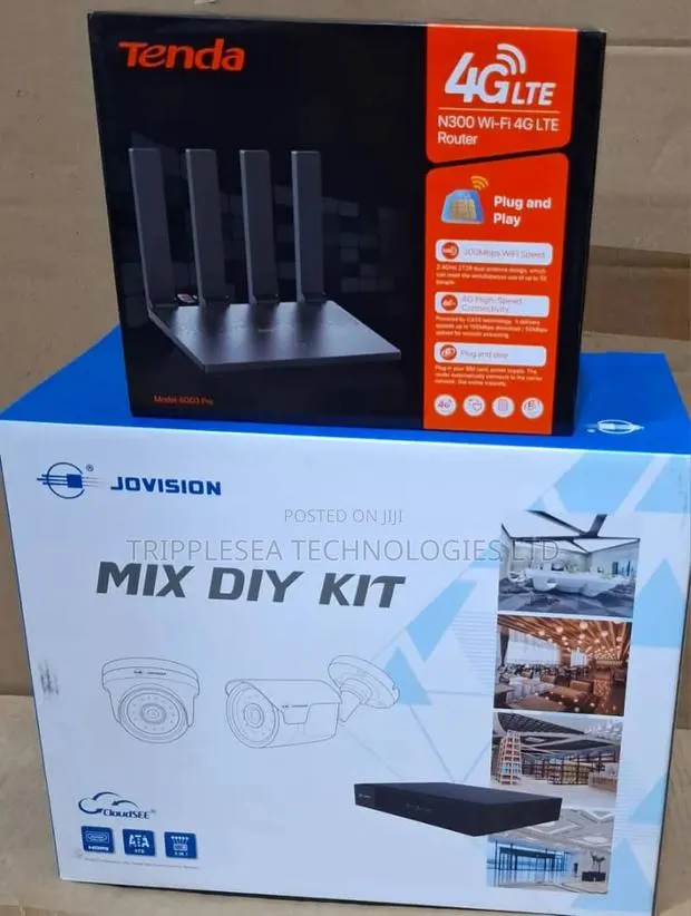 Jovision 4ch Kit + 4g03pro Sim Router · Photo 1
