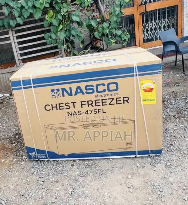Shop Original Nasco NAS-475FL 400Liters 2 Door Chest Freezer(Black). · Photo 1
