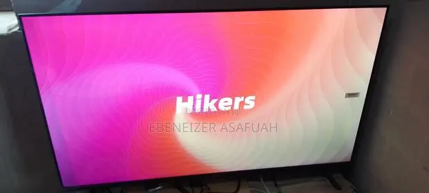 Barely Used 43" Frameless Android Smart Tv for Sale Brand: Hikers · Photo 1
