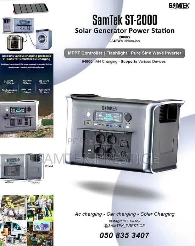 Samtek St-2000w Power Station(Generator) · Photo 1