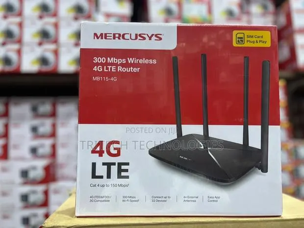 Mercusys Mb115-4g Wireless N Lte Router 300mbps · Photo 1