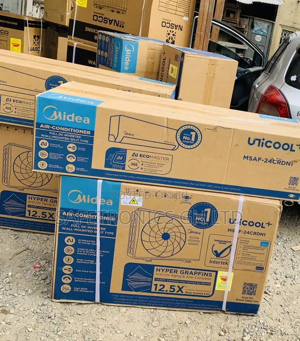 Top Class Sleek White Midea 2.0 Hp Air Conditioner Msmab-18cr-Gha · Photo 1