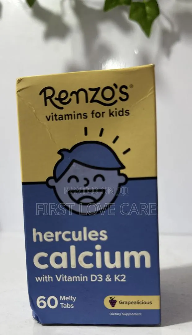 Renzo’S Vitamin for Kids Hercules Calcium With Vitamin D3 + · Photo 1