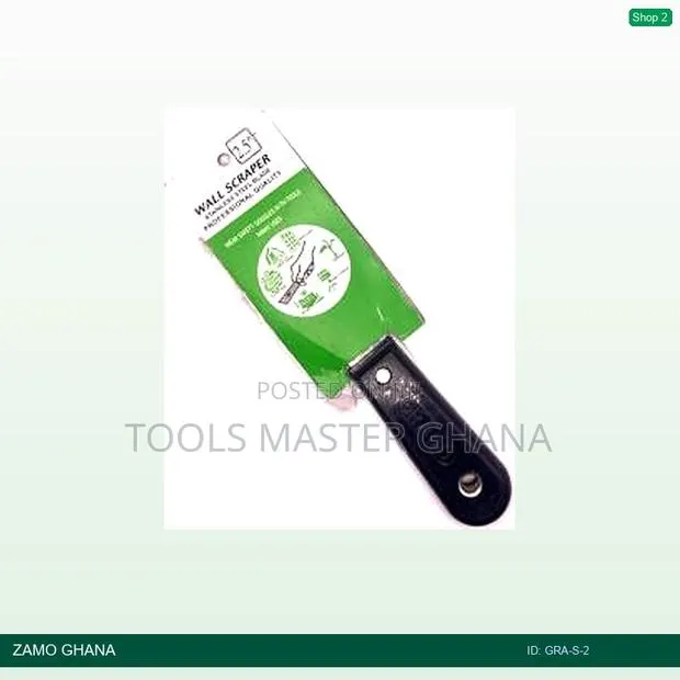 Scraper 2 Inch Plastic Handle (Piece) - Gra-S-2 · Photo 1
