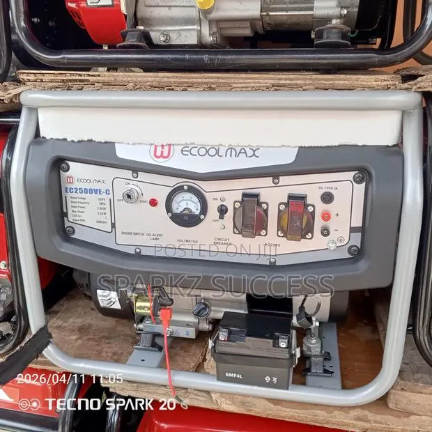 Ecoolmax Wx2500 Generator (Key Start With Battery) · Photo 1