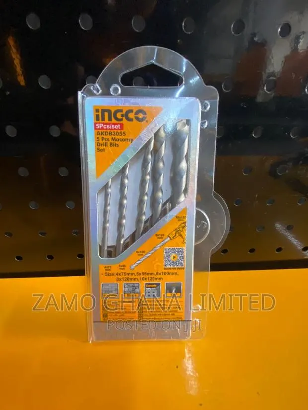 Ingco 5 PCS Masonry Drill Bits - Akdb3055 · Photo 1