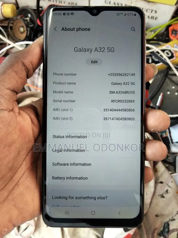 Samsung Galaxy A32 5G 128 GB White · Photo 1