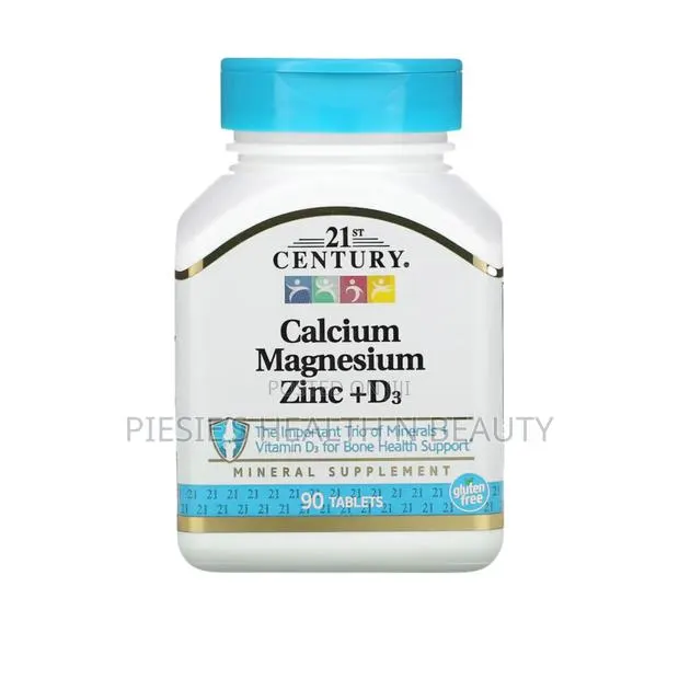21st Century, Calcium Magnesium Zinc + D3, 90 Tablets · Photo 1