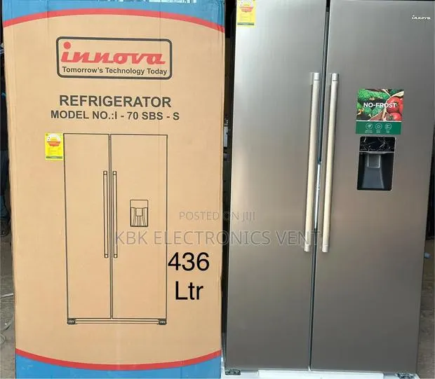 Innova 450Liter Side/Side Refrigerator Water Dispenser