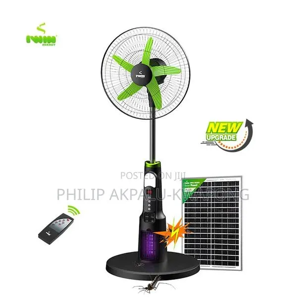 18" Rechargeable Fan With Mosquito Killer · Photo 1