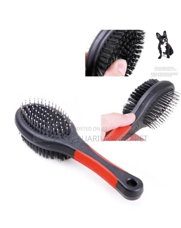 Dual Sided Pin and Bristle Pet Grooming Brush · Photo 1