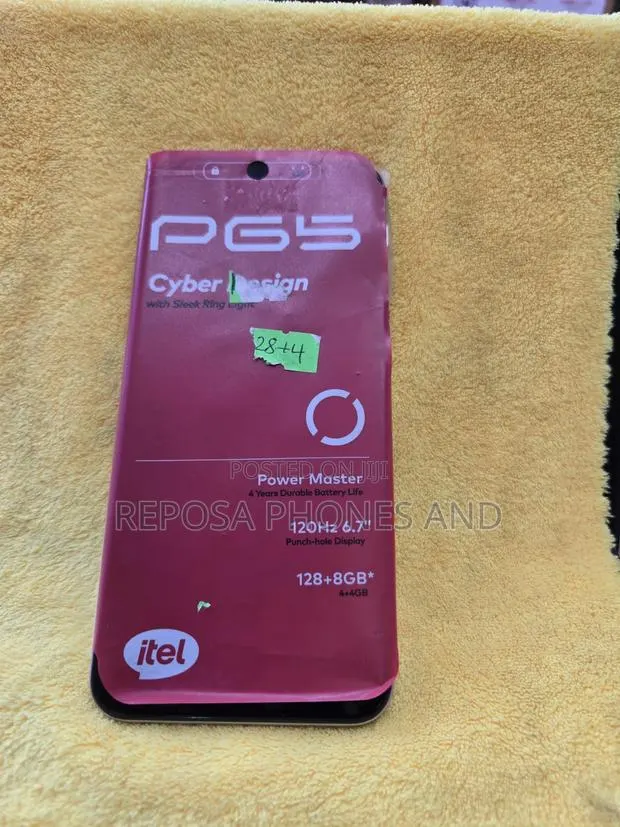 New Itel P65 128 GB Gold · Photo 1