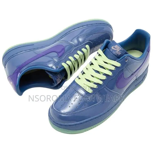 Nike Air Force 1 Low Patent Mystic Navy – Size 39–45 · Photo 1