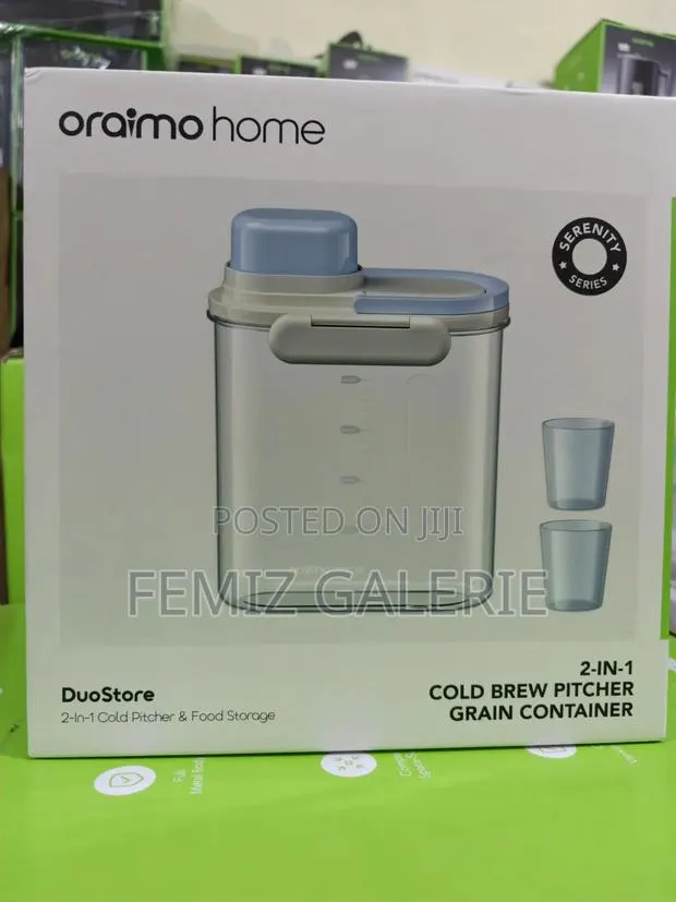 Oraimo DuoStore 2in1 2.7L Grain Storage Container · Photo 1