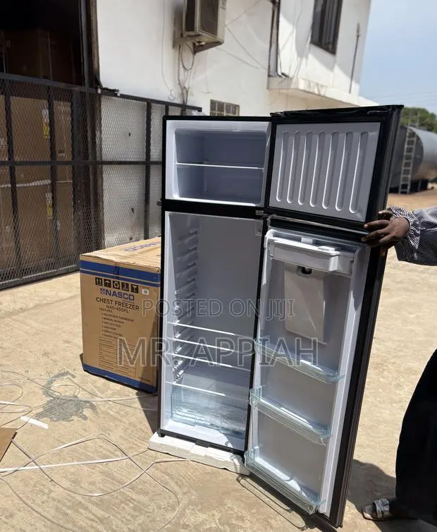 Nasco 280liter Double Door Electric Refrigerator(Nasf2-320fld)Gray · Photo 1