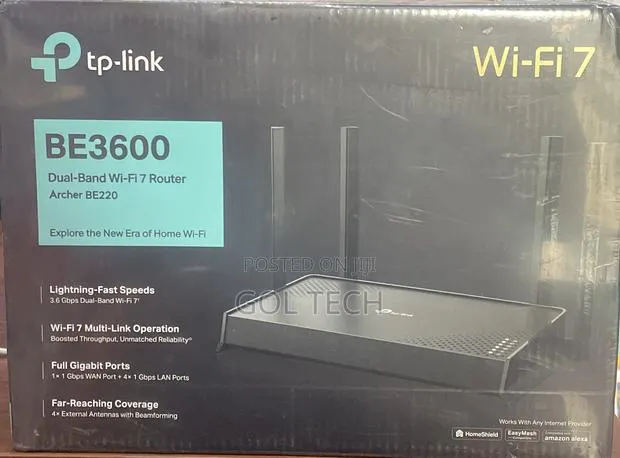 TP-Link BE3600 Dual Band WiFi 7 Router · Photo 1