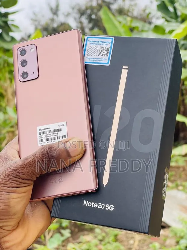 New Samsung Galaxy Note 20 5G 128 GB Bronze · Photo 1