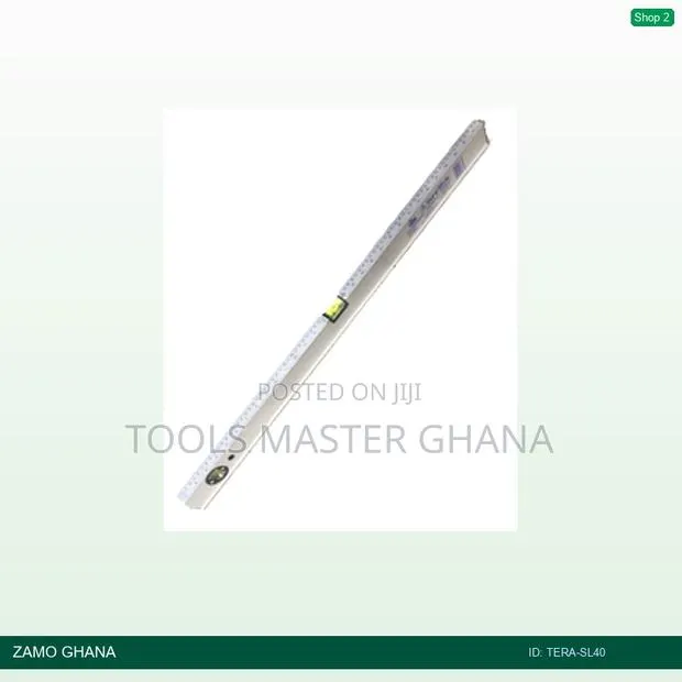 Spirit Level 40cm Silver Ri Model Silver - Tera-Sl40 · Photo 1