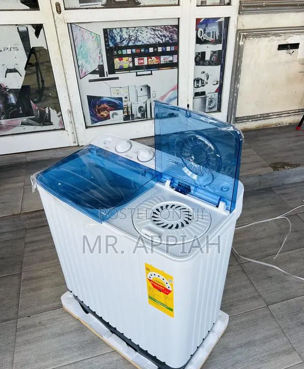 Affordable Nasco Twin Tub Electric Washing Machine(Semi-Auto)Spin Dry · Photo 1