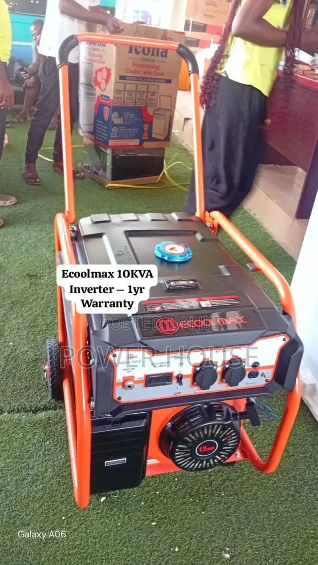 Ecoolmax 10kva Generator – 10kva Low Noise + 1yr Warranty · Photo 1