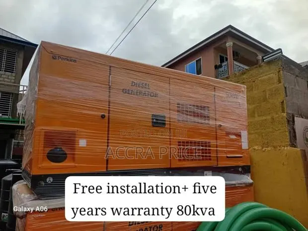 Powergrid Solution Silent 80kva Perkins Diesel Gen Silent · Photo 1