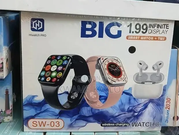 Sw03 Smart Watch + Freeearpod · Photo 1