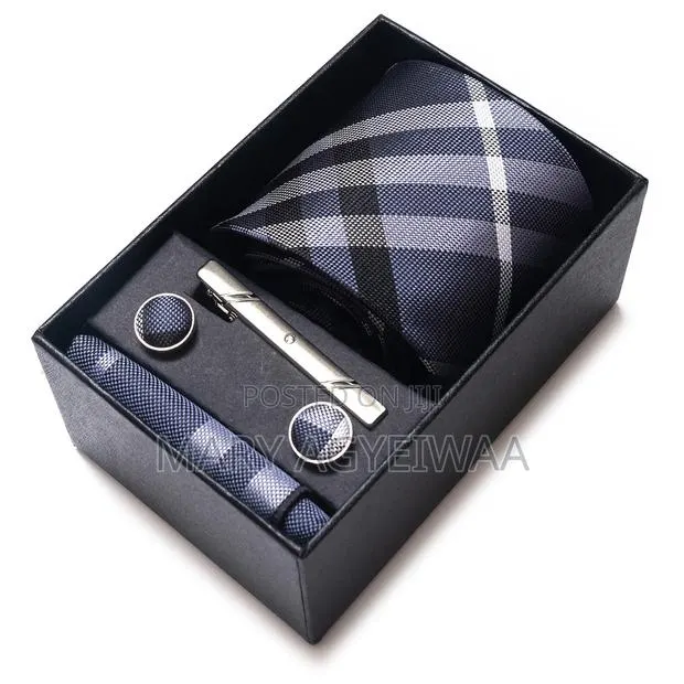 Premium Men’s Tie Set With Cufflinks Tie Clip · Photo 1