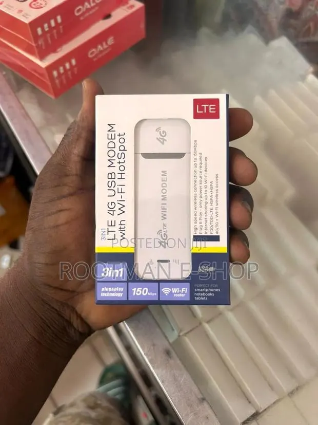 3in1 Lte 4g Usb Modem With Wi-Fi Hotspot · Photo 1